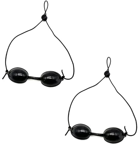 Torveen 2 Pairs of Protective Goggles for Red Light Therapy and Tanning Beds, UV Protection Eyewear for Sunbathing