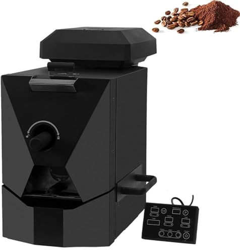 GXGSDM Tostadora de granos de café comercial, tostadora de café automática con controlador de pantalla táctil, filtro de humo, tres modos, ajuste de temperatura y potencia.
