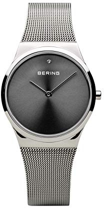 BERING Damen Uhr Quarz Movement - Classic Collection mit Edelstahl und Saphirglas 12130-009 Armbandsuhren - 3 ATM