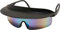 Urban Classics Unisex Visor solbriller Sonnenbrille, Schwarz, Einheitsgröße EU