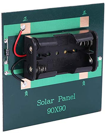 1W 4V Chargeur de Pile Solaire de Batterie AA avec Base pour Charge directe de 2 x Batteries AA
