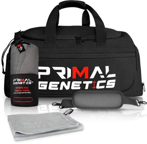 Gym Bag Duffle Bag, 9 Pockets-Shoe Compartment Wet Pocket Gym Towel Gym Bag Mens and Womans