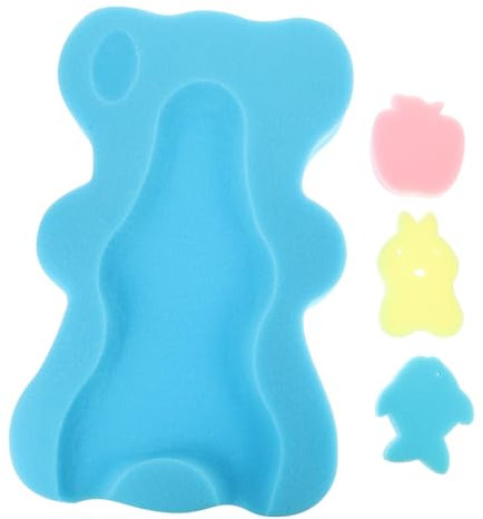 HOMSFOU Baby-badewannensitz Badekissen Für Badewanne Baby-badeschwamm Baby-badekissen Baby-schwammkissen Babybadekissen Kissenauflage Für Babywanne Schwammmatte EIN Bad Nehmen Neugeboren