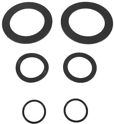 Kit De Rondelle De Valve De Piston De Piscine – Lot De 6 Anneaux De Rondelle En Silicone – Compatible Avec les Modèles 10745, 10262 Et 10255 – Indispensable Pour L'entretien Et la Réparation de la Pis