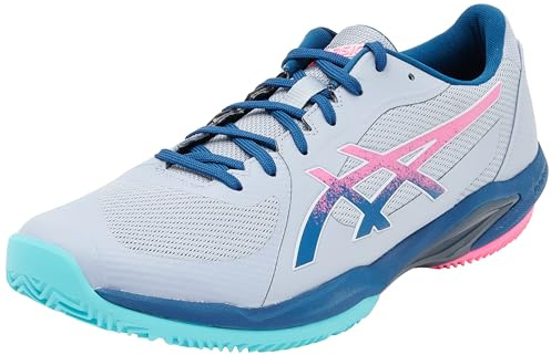 ASICS Mens Solution Swift Ff 2 Padel Sneaker, Grey Blue Mako Blue, 13 UK