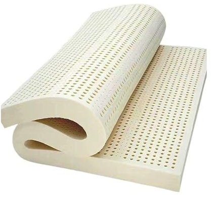 Colchón de látex orgánico natural verde de 7 zonas para aliviar el dolor de espalda, duradero, transpirable y suave, plegable, con funda orgánica antiácaros, 120 x 200 cm, tipo plano 140 x 200 x 5 cm