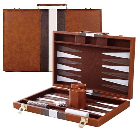 Backgammon Set 2 Players, 11 inch Travel Classic Backgammon Set