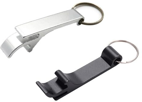 2 Stück FlaschenöFfner SchlüSselanhäNger FlaschenöFfner Rohling,Beer Bottle Opener Fun,Caps BieröFfner SchlüSselanhäNger,BierflaschenöFfner Cartoon-FlaschenöFfner,FüR Edelstahl Bier öFfner Keychain