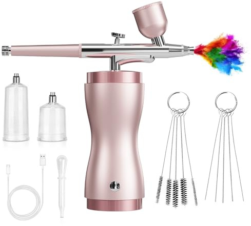 Pulverizador eléctrico multiuso con presión ajustable, perfecto para pintura de modelos, atomizador ajustable, aerógrafo