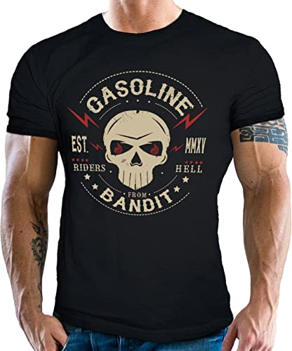 GASOLINE BANDIT® Biker Camiseta: Riders from Hell-XXL