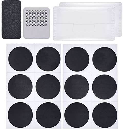 12 Packung Flickzeug Reparaturkästchen, Fahrrad Punction Repair Patches Selbstklebendes Kit