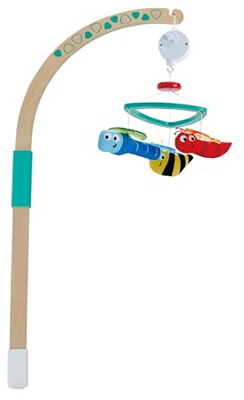 Hape Sweet Dreams Baby Mobile, Baby Sensory Toy with Soothing Music, 0M+