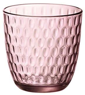 Bormioli Rocco Slot Set Becher, Pink, 6 Einheiten