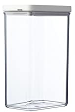 Mepal Vorratsdosen mit Deckel - Vorratsbehälter Luftdicht & Stapelbar - Küchenaufbewahrung & Organisation - Spülmaschinenfest - 2000 ml - Nordic white
