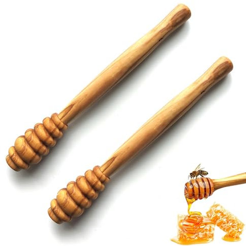 Tomuvpzn Cucchiaio da miele in legno di