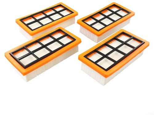 CWOQOCW 4Pcs Ash Aspirapolvere Filtro di Pulizia Polvere Per Karcher AD2 AD3.000 AD3.200 AD 3 Camino AD