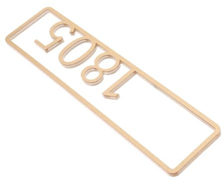 Tofficu Matrícula De Pared Letrero Colgante De Puerta Placa De Puerta Número De Dirección Número Para Casa