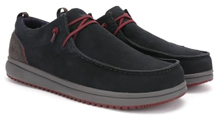 Pitas | Padar | Scarpa da Vela da Uomo | Mocassini Invernali | Scarpe Eleganti | Nautiche Invernali | Sneakers Casual | Calzatura Senza Lacci | Calzature Walkinpitas | Marino | 43