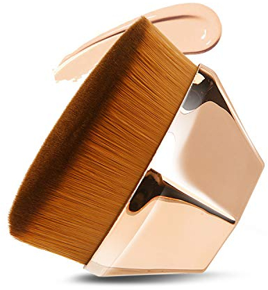 Endoto® Pinceau fond de teint, Pinceau de maquillage synthétiques de qualité supérieure pour fond de teint, Bases de maquillage, BB crèmes, blush, Poudres,correcteurs pour les yeux-Rosa