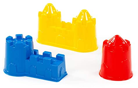 Legler Polesie_37251 8780 - Sandspielzeug - Burgenförmchen, 3-teilig