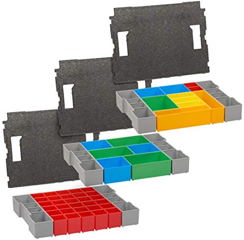 Bosch Sortimo Caja Insertable A3, CD3, H3 + 3X Cubierta de Tapa