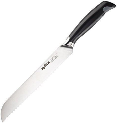 Zyliss Control 20cm Bread Knife, Black
