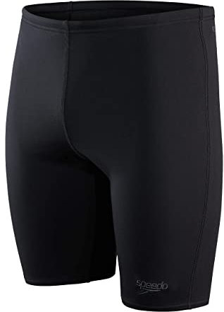 Speedo Men's Endurance + Jammer Swimming Trunks | Chlorine Resistance | Comfort Fit | Swim Training | Fitness, Black, 26