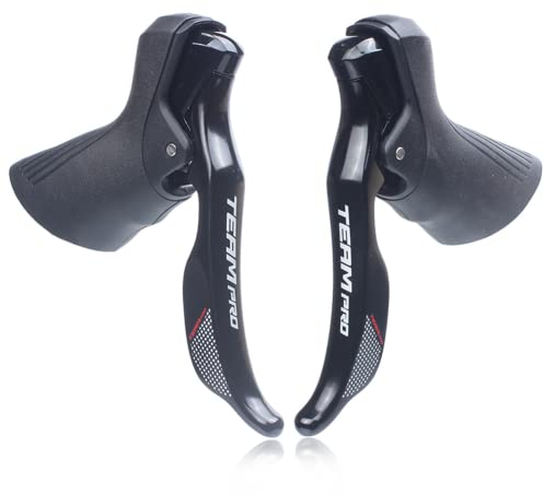 SENSAH STI Rennrad Schalthebel Doppel 2×8/2×9/2×10/2×11 Geschwindigkeit Hebelbremse Fahrrad Schaltwerk Gruppe Kompatibel für Shimano (2x11S Team PRO: Kompatibel R5800 105 R7000)