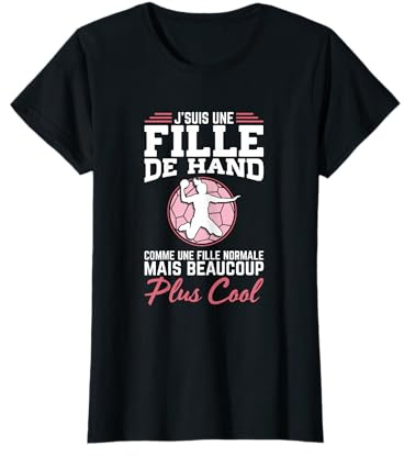 Maillot Hand Je suis Une Fille De Hand Handball T-Shirt
