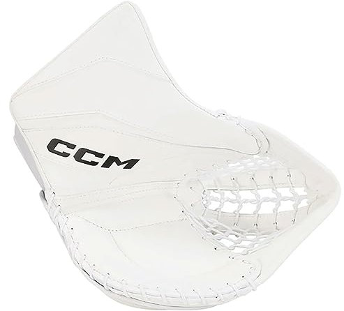 CCM EFLEX 6.5 Eishockey Torwarthandschuh Catcher, Junior (Weiß/Weiß/Weiß/Weiß, Ganz rechts)