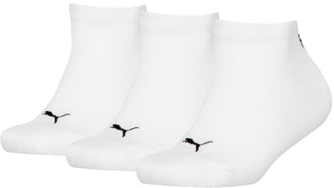 PUMA Kids Plain Sneaker Calcetines para zapatillas Unisex niños (Pack de 3)