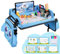 VSIFEHSO Kindertisch Tablett Faltbar Kinderautotisch mit Wasserdichter Gepolsterter Platte Reisetablett Kinderschoßtablett für Auto/Flugzeug/Babytisch