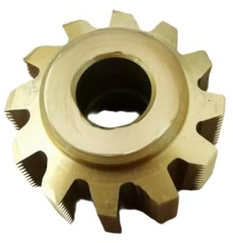 PA20 Degree Module Gear Hob Cutter, Milling Machine High Speed Steel Disk-Shaped for Milling Machine 1pc(Yellow,13MM*M1.9)