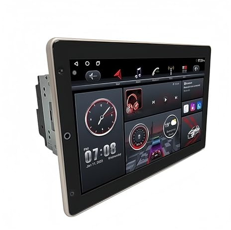 Estéreo para Coche Android con Radio MP5, Reproductor de DVD, navegador GPS y CarPlay Sistema de navegación en el automóvil