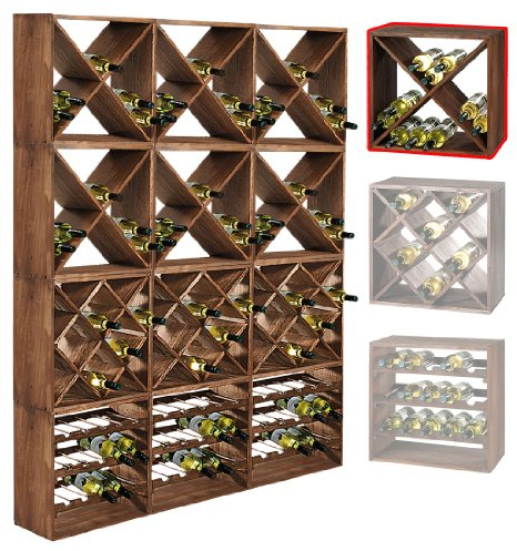 CUBE 50 tobacco vinhylla system modul 1 X - H 50 x B 50 x D25 cm