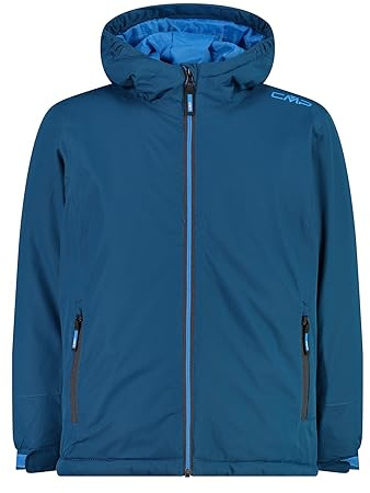 CMP - Chaqueta infantil con capucha fija, Gasolina, 152