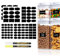 Etiketten Selbstklebend,99pcs Tafeletiketten Selbstklebend,Tafel Aufkleber,Wasserdichte Etiketten Selbstklebend mit Löschbar Kreidemarker,Etiketten Marmeladengläser,Küchen Klebeetikette