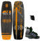 BRUNELLI Carbon Wakeboard Set 138 cm mit COASTO Diamond Wakeboardbindung Board orange