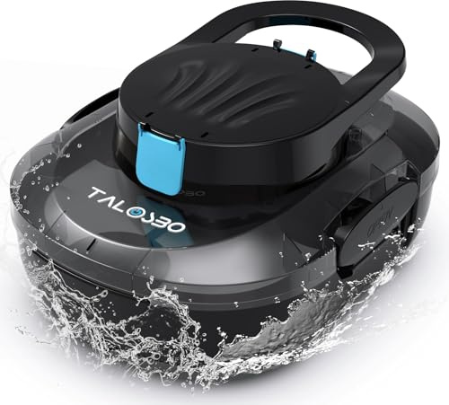TALOSBO S1PRO (2026 Upgrade) Robot Limpiafondos Piscina, Doble Motor Robot de Piscina, 120 Min de Limpieza, con Filtración de 180μm, Estacionamiento Auto, para Piscinas Elevadas 100 m²
