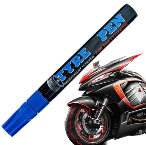 Tire Paint Pen | Quick Dry Permanent Non-Fading Tyre Marker | Wheels Paint Tires Drawing Pen,for Motorcycle, Bikes, Bicycles, Metal, Glass