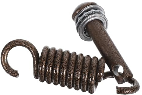 Ciieeo Set Molle Sospensione per Sedia Amaca Gancio a Molla in Metallo Resistente, Kit Accessori per Altalena da Giardino, Installazione Semplice e Sicura per Sdraio e Sedie Sospese