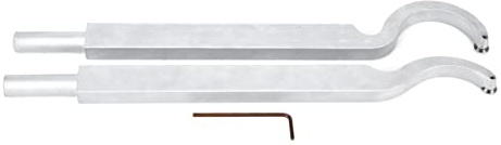 Haofy Herramienta de Mano para Torno de Carpintería con Cincel Giratorio, Diseño de Vástago Intercambiable, Soporte para Herramientas de Torneado de Madera de 2 Piezas, Hoja Afilada para Torno