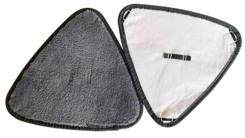 Recambio de Almohadillas para Fregona,Triangular Paño de Limpieza Reutilizable y Lavable - Recambio de Paño Húmedo de Fácil Limpieza - para Suelos de Madera, Polvo, Hogar, Baño, Cocina, Salón, Dormito