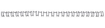 GBC MultiBind Binding Wires, 6 mm, 55 Sheet Capacity, A4, Black, Pack of 100, IB165023