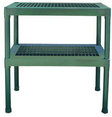 RION Palram Canopia 2 Tier Green Staging Bench