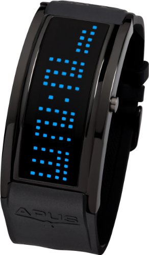 APUS Iota AS-IO-BL-BU Digitaluhr für Herren Programmierbare Laufschrift