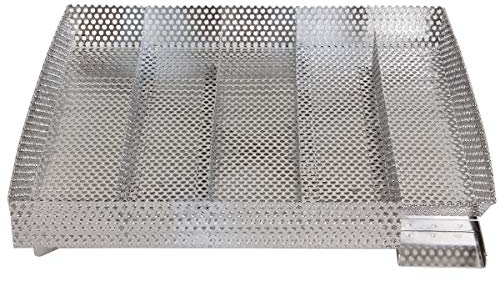 Beeketal 'Smoke XXXL' Sparbrand Kaltraucherzeuger aus V4A Edelstahl mit 5 Kammern (L/B/H) ca. 275 x 270 x 46 mm, Raucherzeuger Generator zum kalträuchern und smoken im Räucherofen