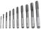 HSS Reibahle, 10 stücke Handreibahle, Maschinenreibahle für Bohrungsbearbeitung, installiert in Bohrmaschine, Fräsmaschine 3mm,4mm,5mm,6mm,7mm,8mm,9mm,10mm