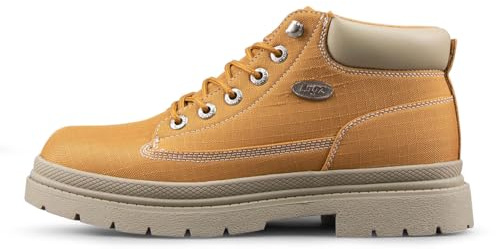Lugz Men's Drifter Classic Chukka Boot, Golden Wheat/Cream Ripstop, 10 M