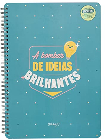 Mr. Wonderful Caderno - för att fylla på glänsande idéer, flerfärgad
